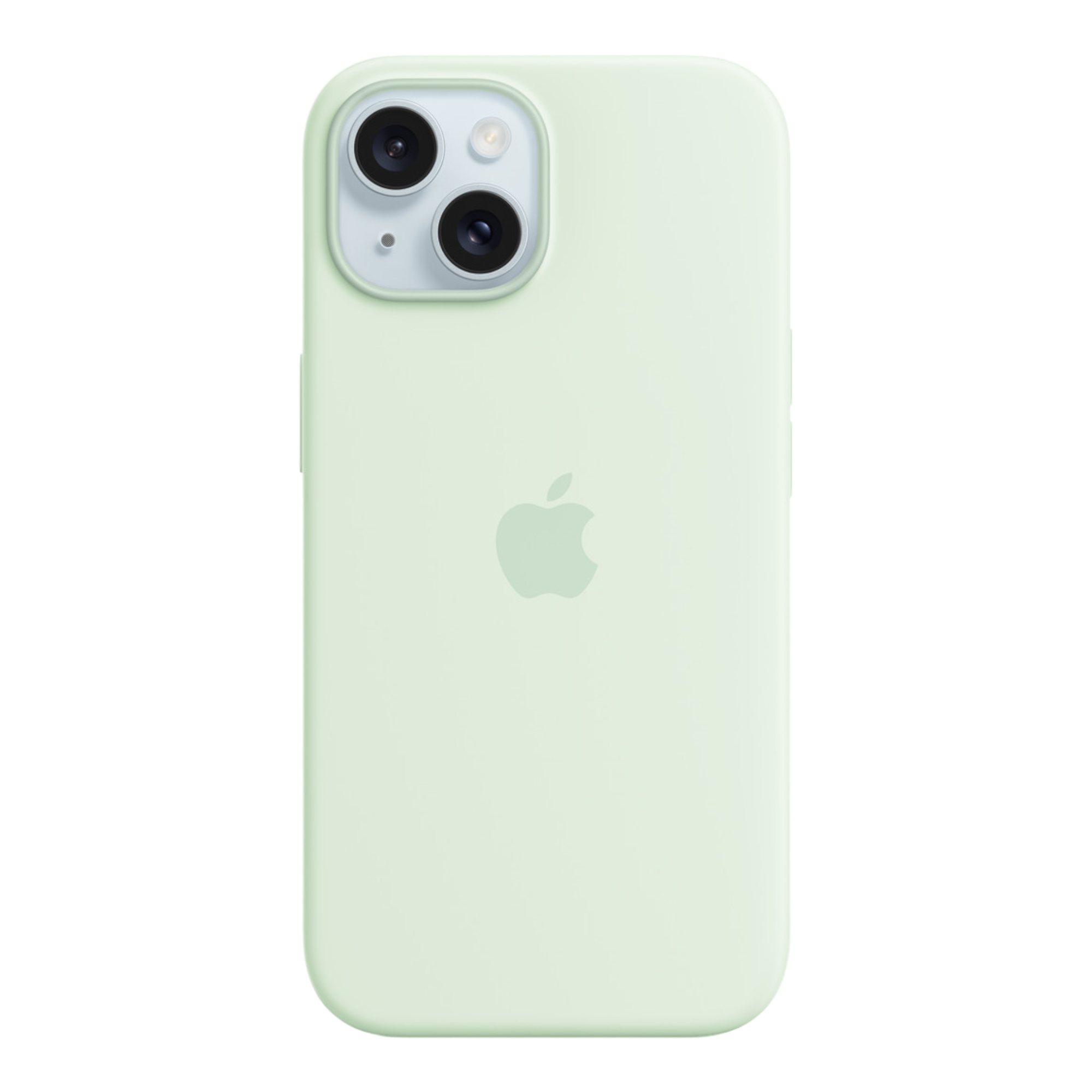 iPhone 15 Silicone Case with MagSafe - Soft Mint - alAsil